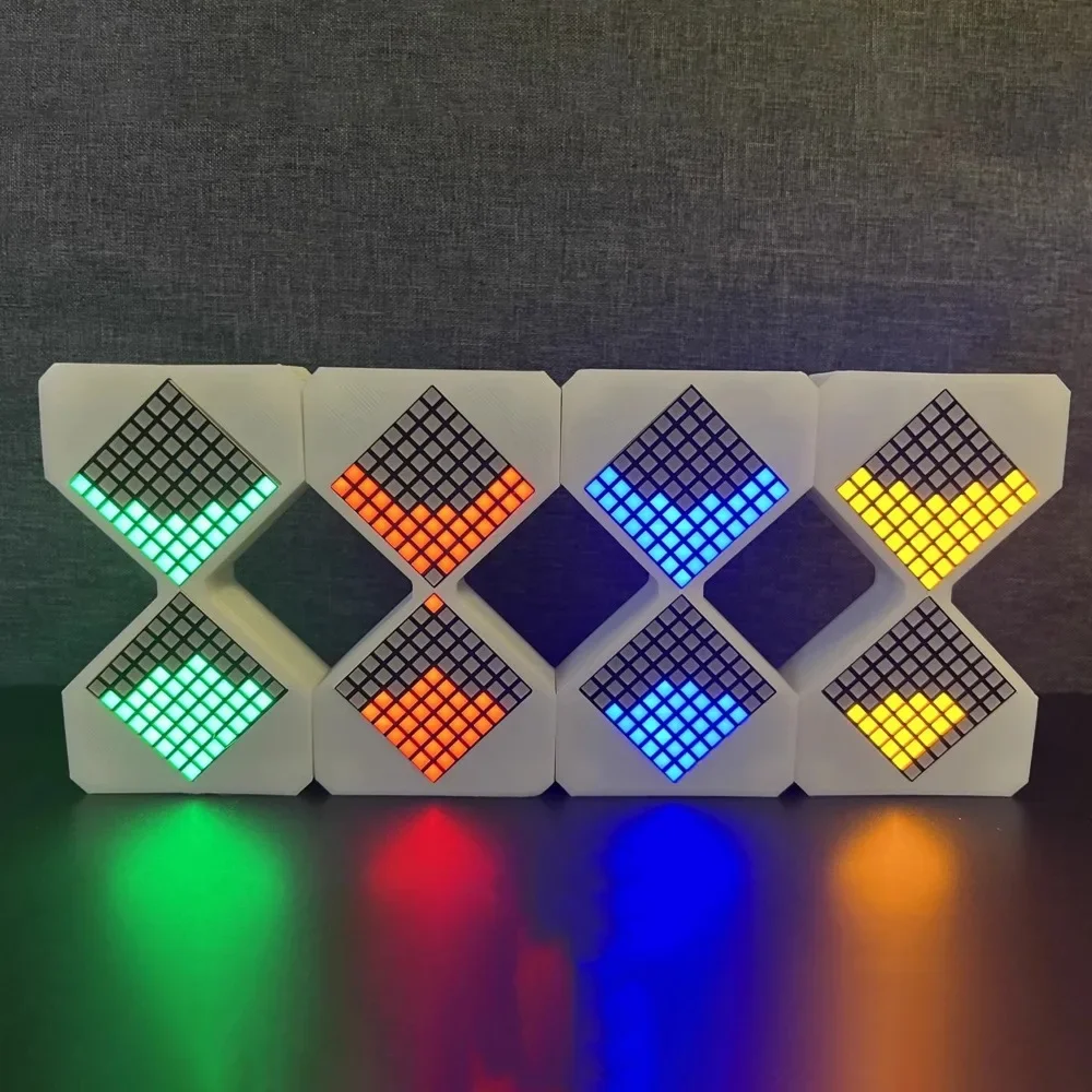 DIY Digital Hourglass Birthday Gift Toys Game Kids Cyber Hourglass Electronic Hourglass Cyber Style Sense of Technology Glow 3