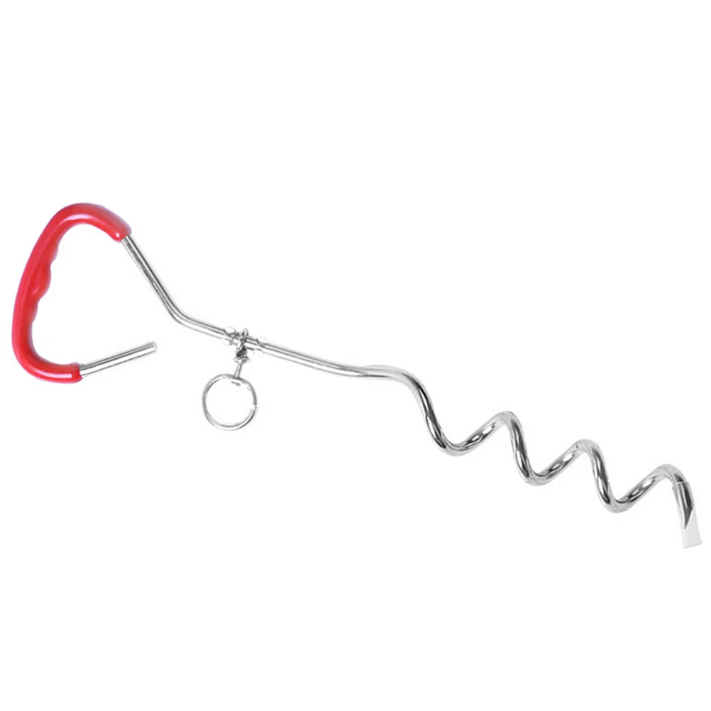 

Dog Round Anchor Spiral Dog Stake For Yard For Large Dogs Portable Ground Anchor Lawn Stake for Dog