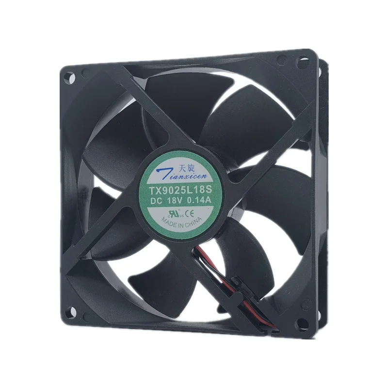 Tianxuan-refrigerador Silencioso Temperatura Constante Ventilador de Refrigeração Tx9025l18s 18v 0.14a 9025 9cm Novo - Imagem 4