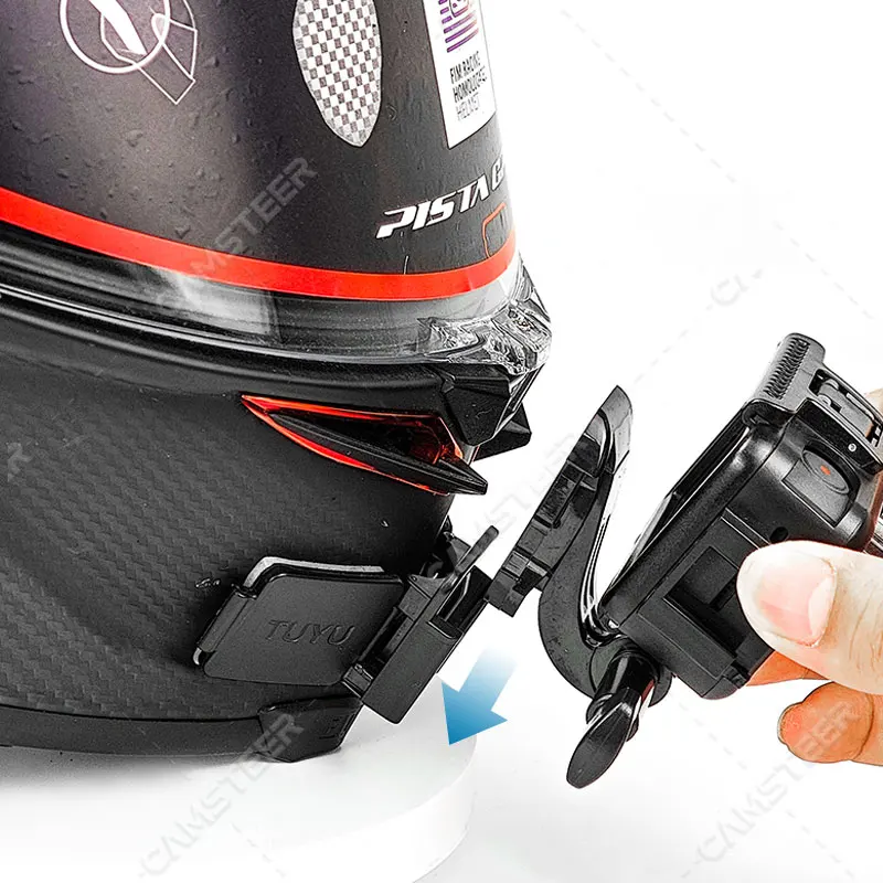 2025 GoPro Hero 용 오토바이 헬멧 턱 마운트 13 12 11 10 9 Insta360 X4 X3 X2 Ace Pro 2 DJI 5Pro 4 AKASO 카메라 액세서리
