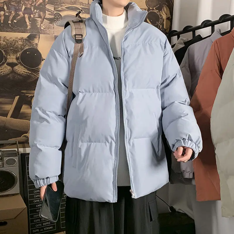 Yasuguoji Fashion Men Colorful Bubble Coat Winter Jacket 2022 Mens Streetwear Hip Hop Parka Coreano Abiti Neri Piumini