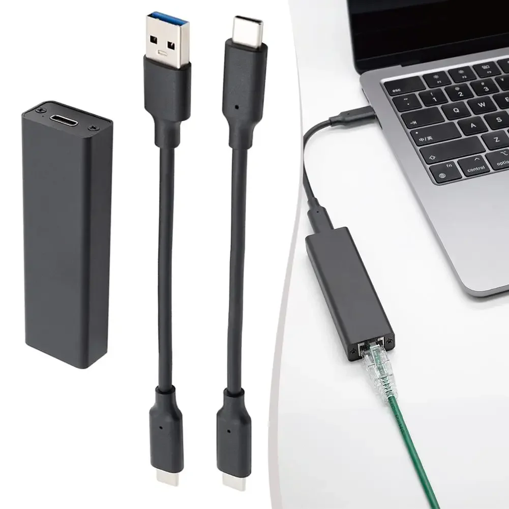 5gbps Usb Ethernet Adapter Portable Network Device High-speed Connection 5GbE Network Adapter Ultra-fast Upgrade