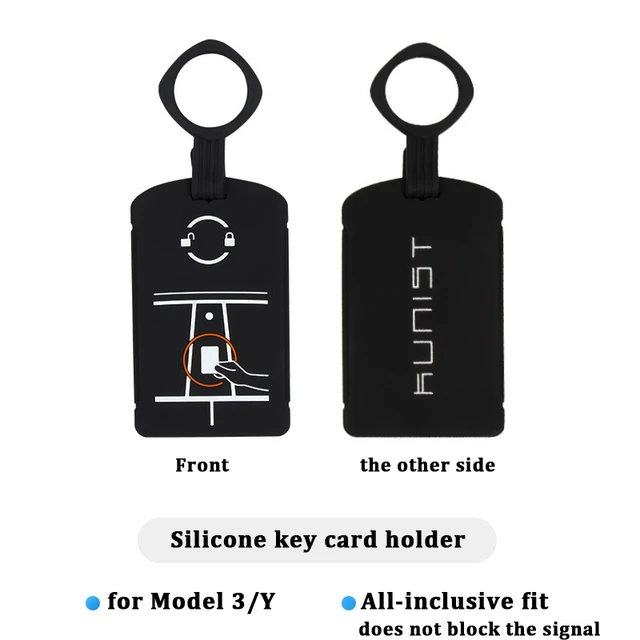 Porte-clés de voiture pour Tesla Model Y 3 Carte Porte-clés Étui