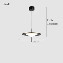  Nordic Italian Designer UFO Restaurant Lamp Bedroom Indoor Lighting 10W Modern Living Room Study Chandelier 