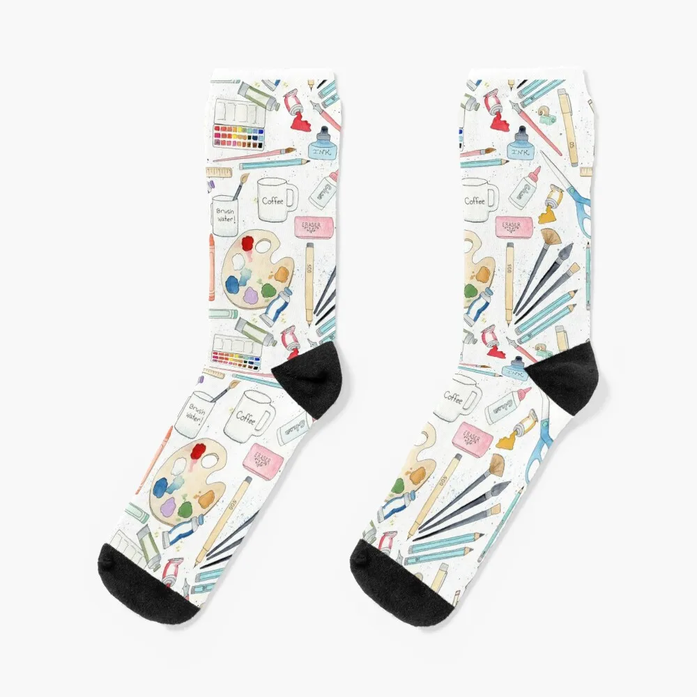 

Artist Tools Of The Trade Socks gift anime Men's valentine gift ideas Women's Socks Men's