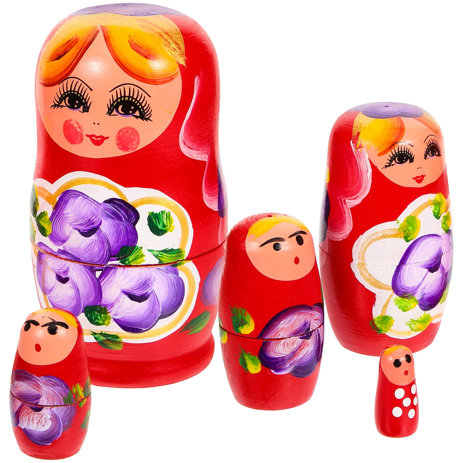 

Матрешка, деревянная игрушка ручной работы, русские традиционные гнездовые куклы, подарки для детей