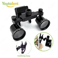 Loupes dentaires binoculaires à clip réglables 2,5X-3,5X, loupe optique à distance de travail de 350-600 mm pour la chirurgie 2