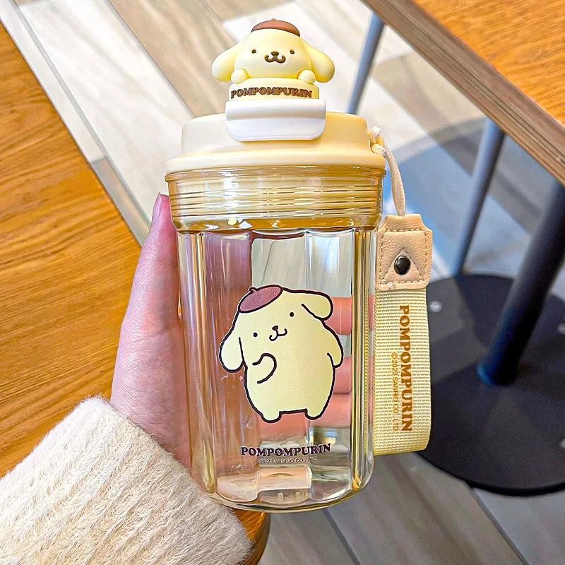 

Sanrio children's plastic cup cute doll coffee cup student minimalist portable cup summer drinking cup