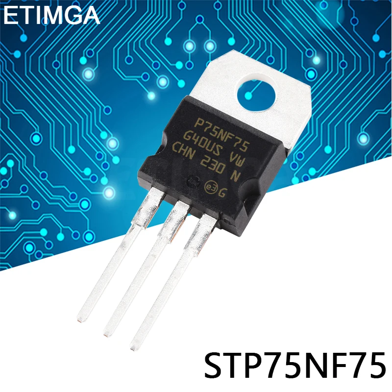 

100 шт./лот STP75NF75 TO-220 P75NF75 TO220 75NF75 Новый MOS FET транзистор