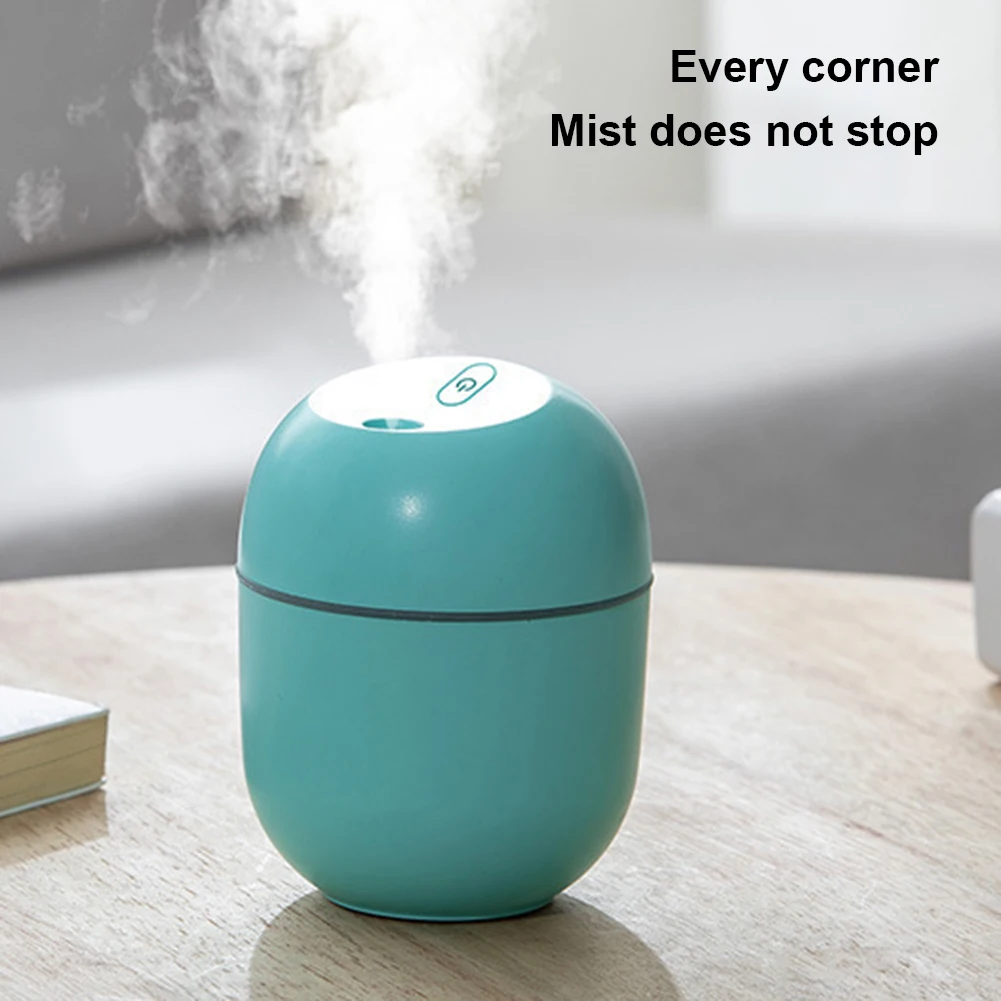 Mini Ultrasonic Air Humidifier Led Light Aromatic Anion Spray Essential Oil Vehicle Mounted Purifier