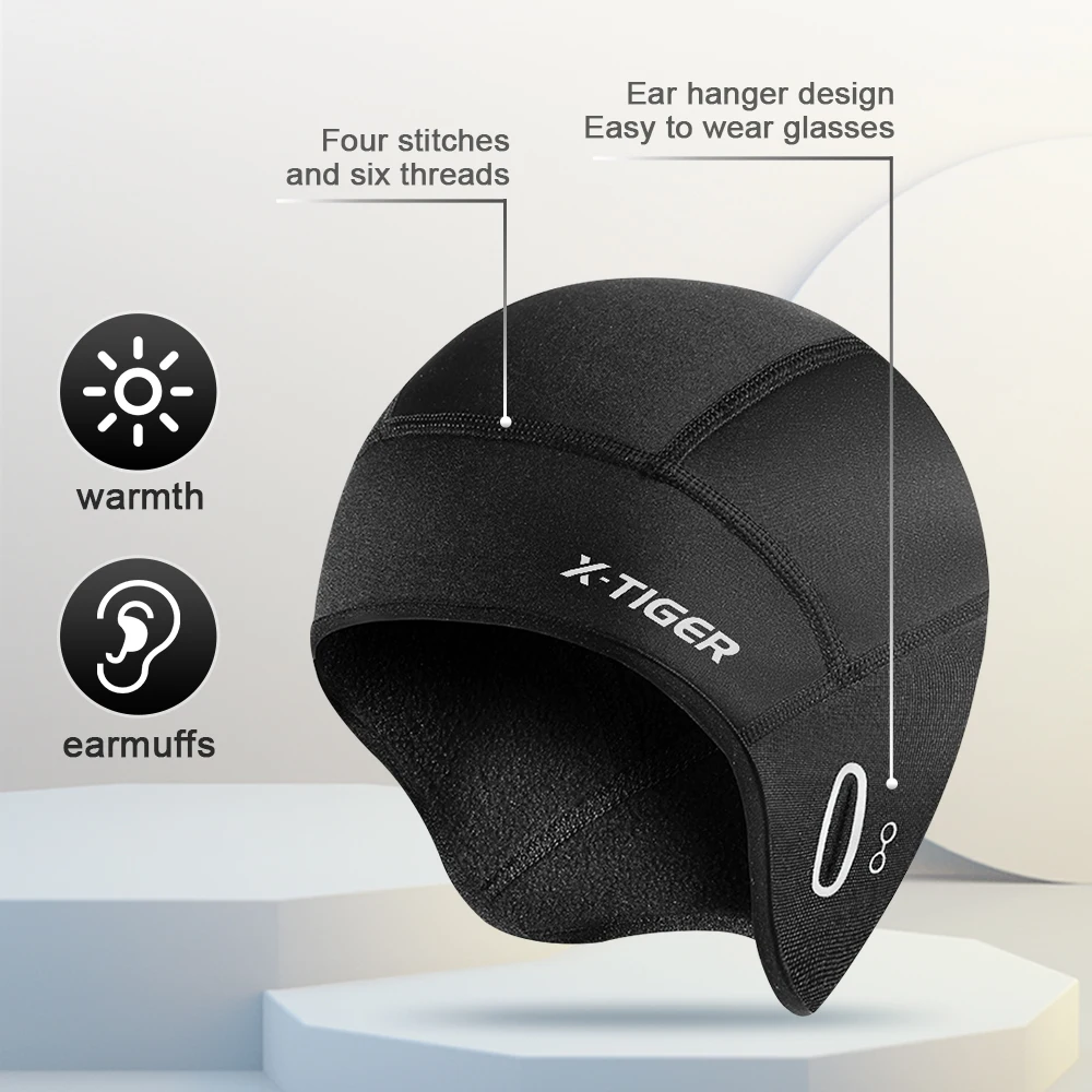 X-TIGER Children's Cycling Cap Winter Wool Warm Windproof Headscarf Bicycle Ski Motorcycle Headwear 5