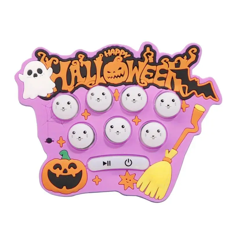 

Quick Press Game Quick Push Halloween Light Up Bubble Game 3 Modes Fidget Game Birthday Gifts Press Toy Quick Push Toy