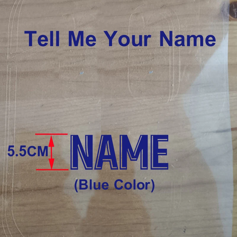 3D NAME Heat transfer stickers Personalized NAME customization Iron on Patch Letter thermal Transfer