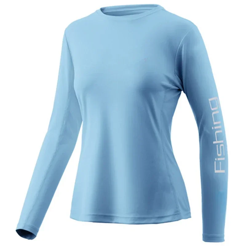 Fishing Shirts Women Summer Outdoor Sports Long Sleeve Performance Fishing Hoodie Uv Protection Jersey Gear