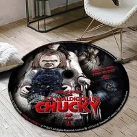 Movie CD Rug DVD Carpet Creative Round Mat Circle Bath Mat Gift Souvenier Home Decoration Rugs for Kitchen Bedroom Living Room 1