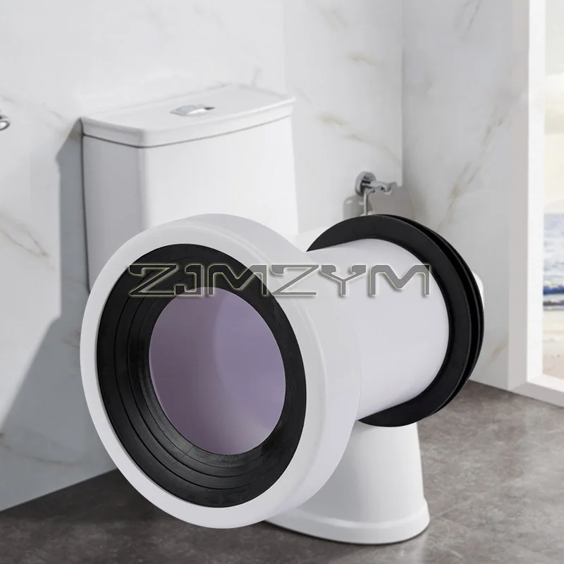 Toilet Drain Plastic Flange Sealing Ring Round Pipe Adapter Remodeling Plumbing Drainage Go Water Connector