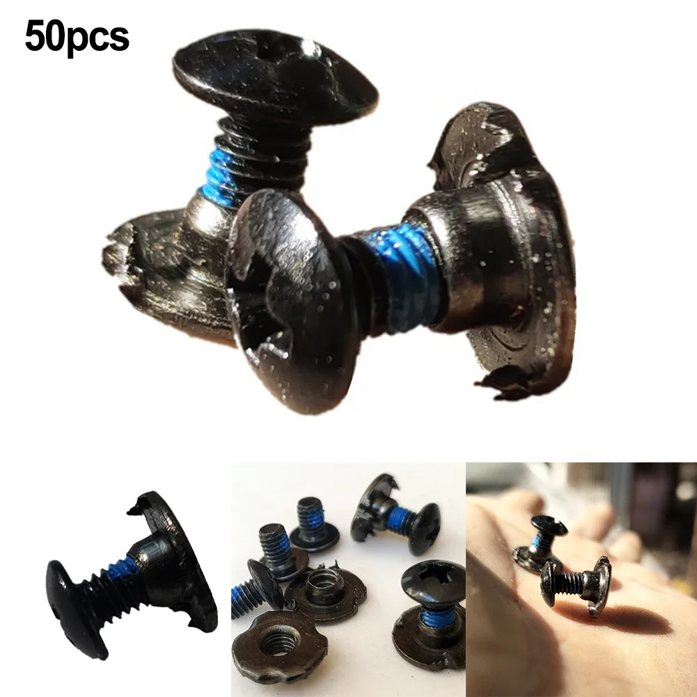 Fixing Screws Screws High Quality Thread Quick Repair Roller Screw Skates 50x Black Buckle