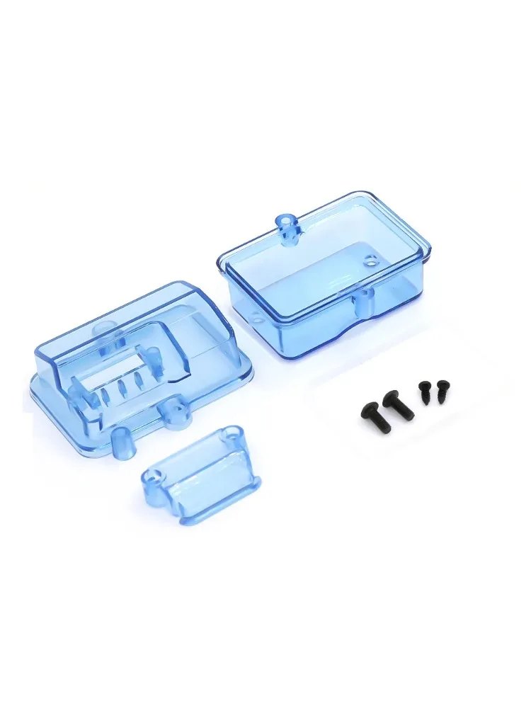 Boîtier récepteur étanche P2047 pour RC 1/10 Slash - Bleu transparent