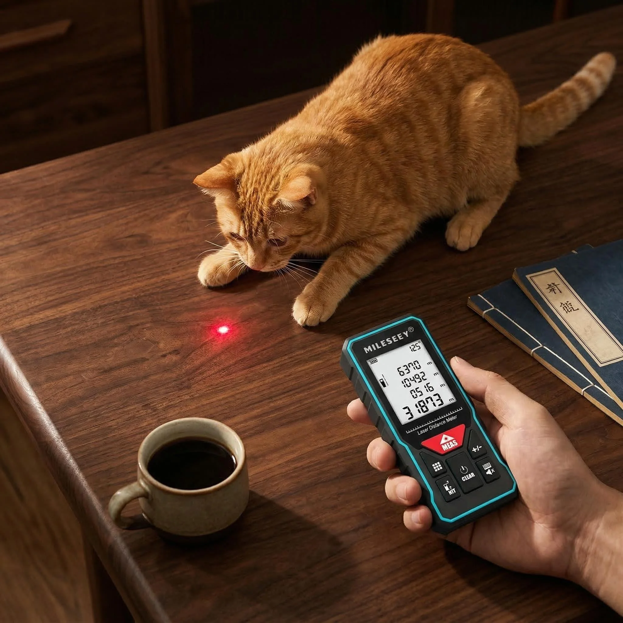 Mileseey Digital Laser Distance Meter and Tape Measure