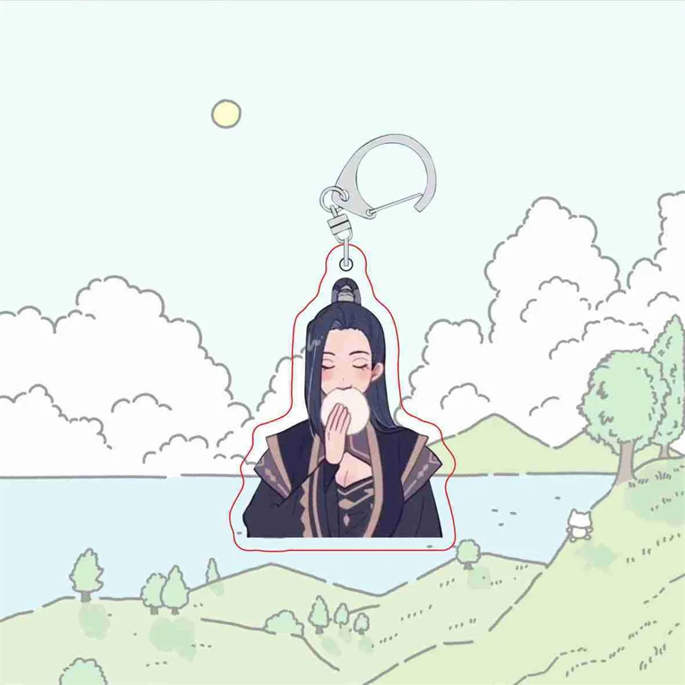 Heiße süße Anime Tian Guan Ci Fu Schlüssel bund Charakter Hua Cheng Xie Lian niedlichen Cartoon Schlüssel ring Himmel offiziellen Segen Serie – Detail 4