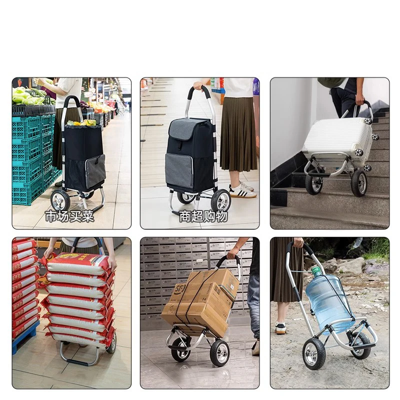 Step Climbing Baggage Carrying Trolley Lightweight Aluminum Alloy