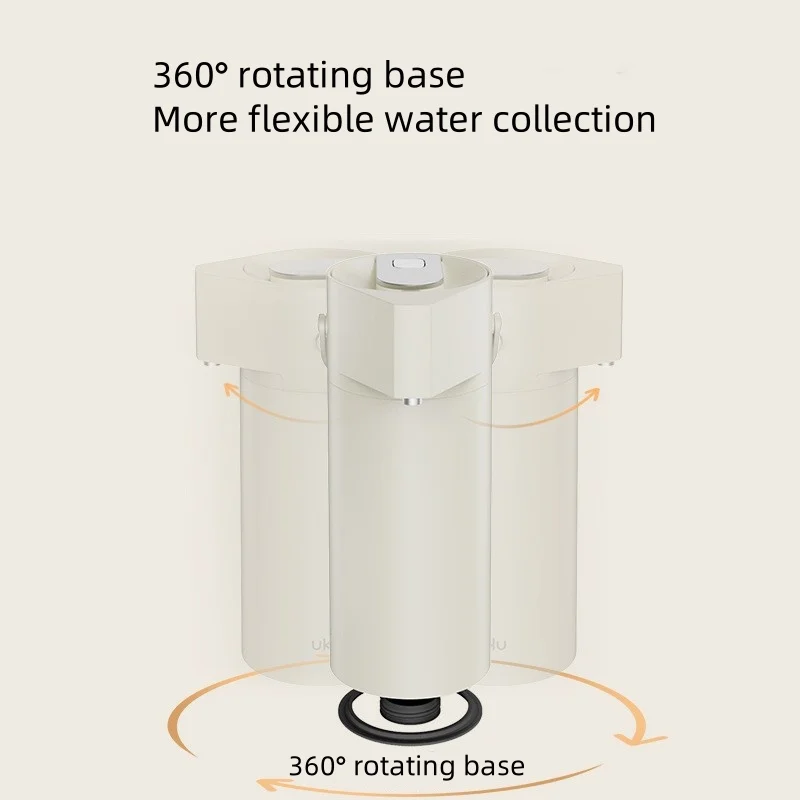 Portable Household Press-type Thermos Bottle 2.2L Large Capacity Thermos Bottle Air Pressure Pot Insulated Kettle Rotating Base