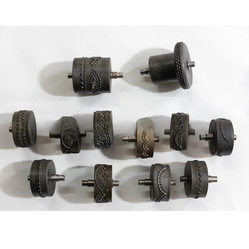 

DESIGN MATERIAL embossing ROLLER for Ultrasonic lace machine Steel wheel mould