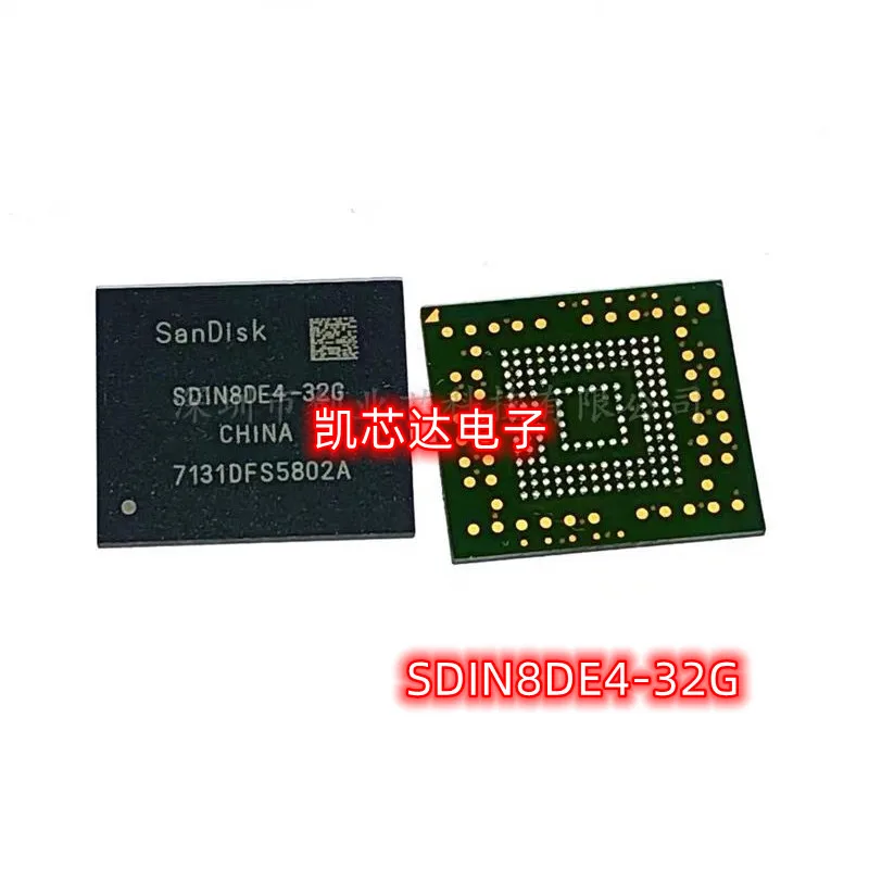 

5pcs~10pcs/LOT SDIN8DE4-32G New original eMMC 32GB NAND flash memory IC chip BGA153