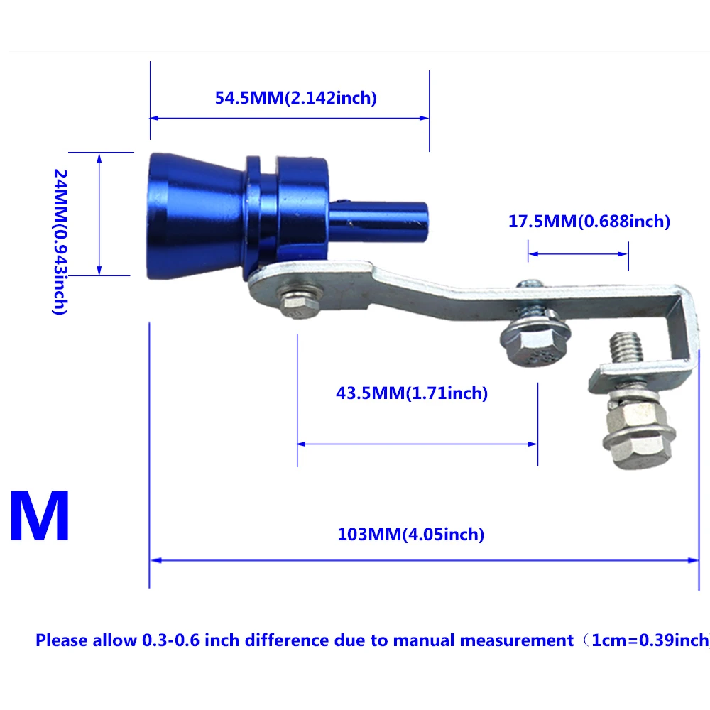 Universal Car Turbo Sound Whistle Sound Simulator Vehicle Refit Device Exhaust Pipe Turbo Sound Whistle Car Turbo Muffler