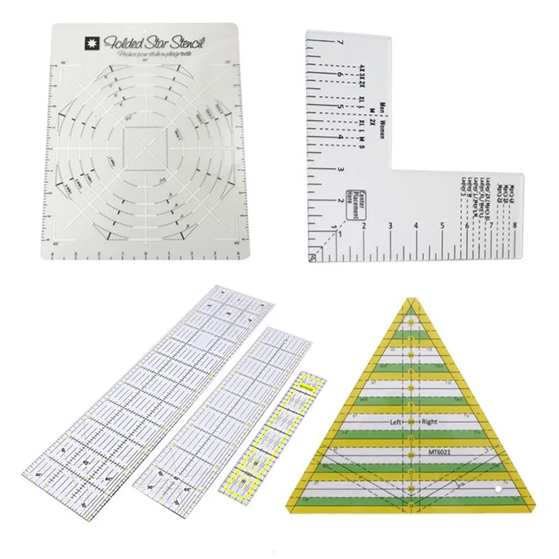 Quilting Sewing Patchwork Ruler Cutting Tool Thick Transparent DIY 30/45/60cm