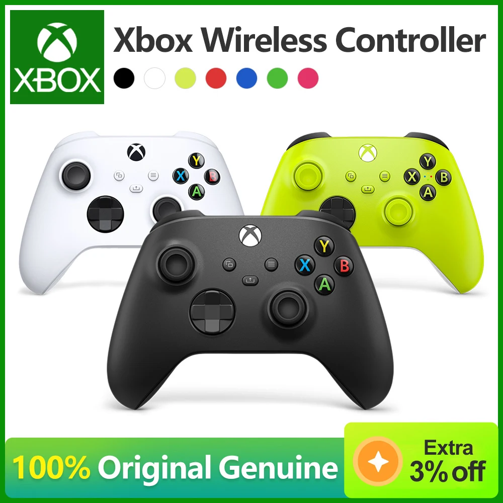 Microsoft Xbox-mando Inalámbrico Para Consola De Juegos Xbox Series S X One  1, Windows, Android E Ios, Opción De Varios Colores - Mandos Para  Videojuegos - AliExpress