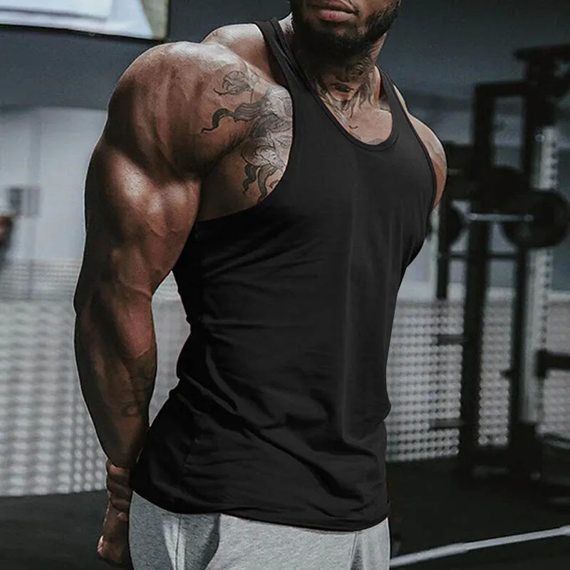 

Fashion Men Candy Color Tank Top Mesh Quick Dry Sleeveless Shirts Summer Mens Fitness Clothing Loose Gym Workout Solid Clothes