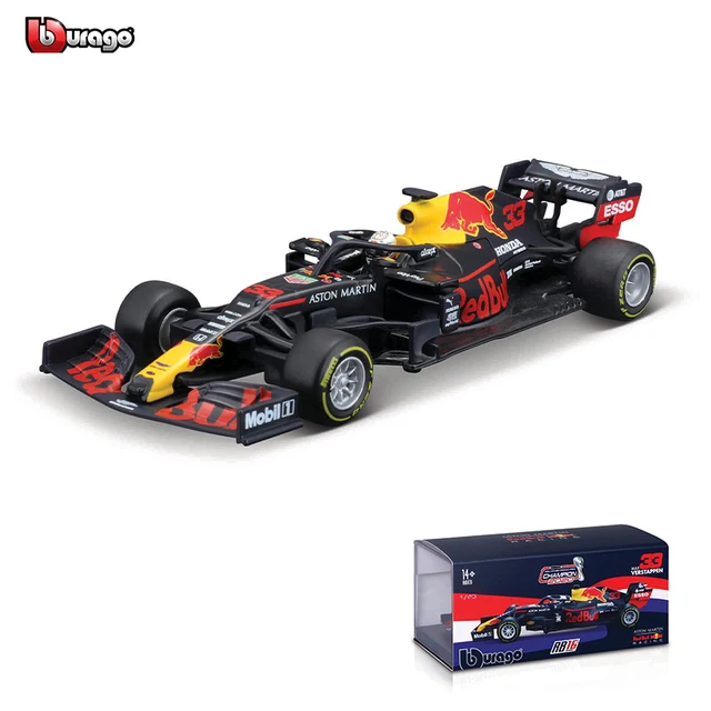 Bburago 1:43 2021 F1 Red Bull Racing RB16B 33# Max Verstappen Turkey Special Livery Racing Die Cast Model Alloy Car Toy RB16-33