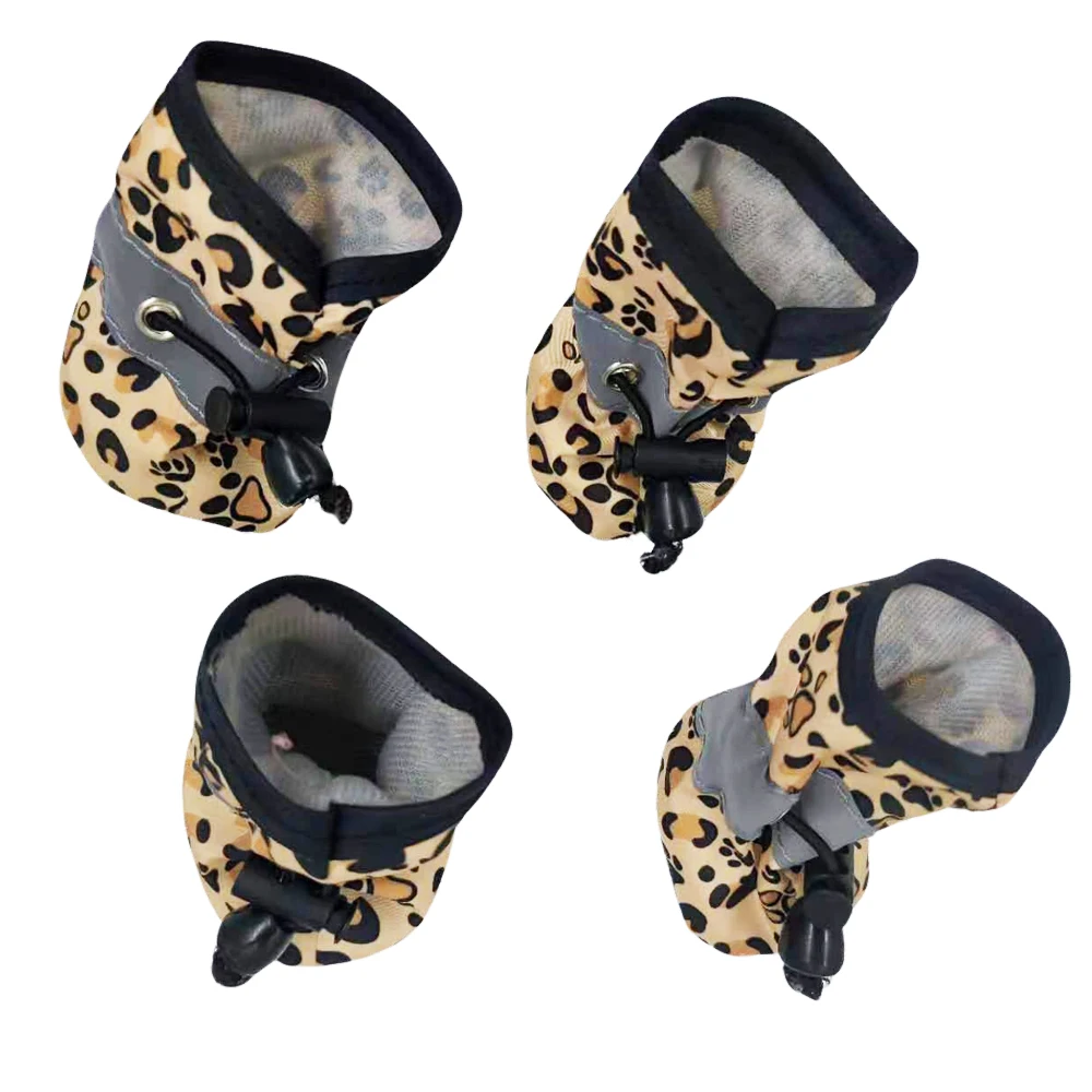 Title 5, 4pcs Reflective Dog Shoes for Small Medium Dogs...
