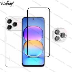 Premium Full Cover Tempered Glass Screen Protector, 6.75 Inch for ZTE Nubia V80 Pro (1 Glass and 1 Len)