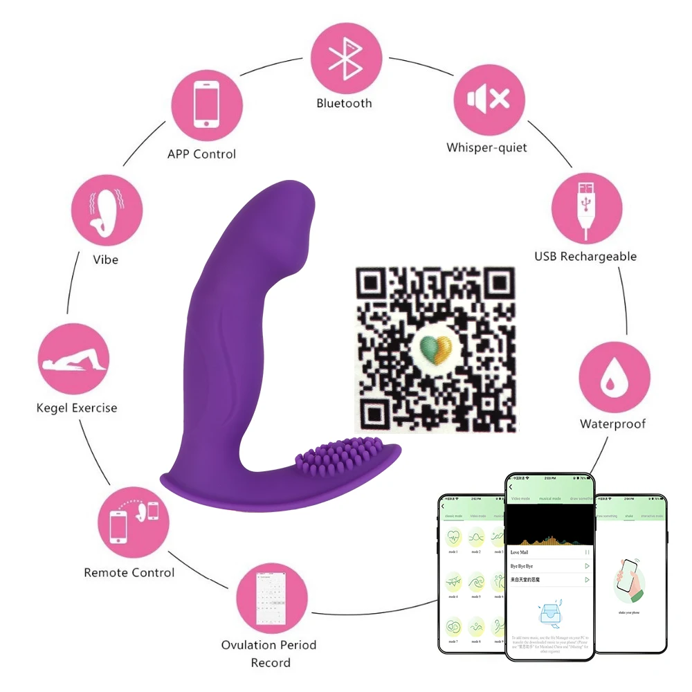 Vibratore 10 modalità automatico oscillante dildo giocattoli sessuali per donne indossabile stimolatore del clitoride senza fili_voghion.com