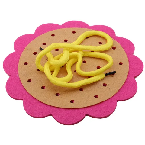 Kindergarten Manual DIY Weave Cloth Baby Early Learning Education Toys Montessori Idea Education