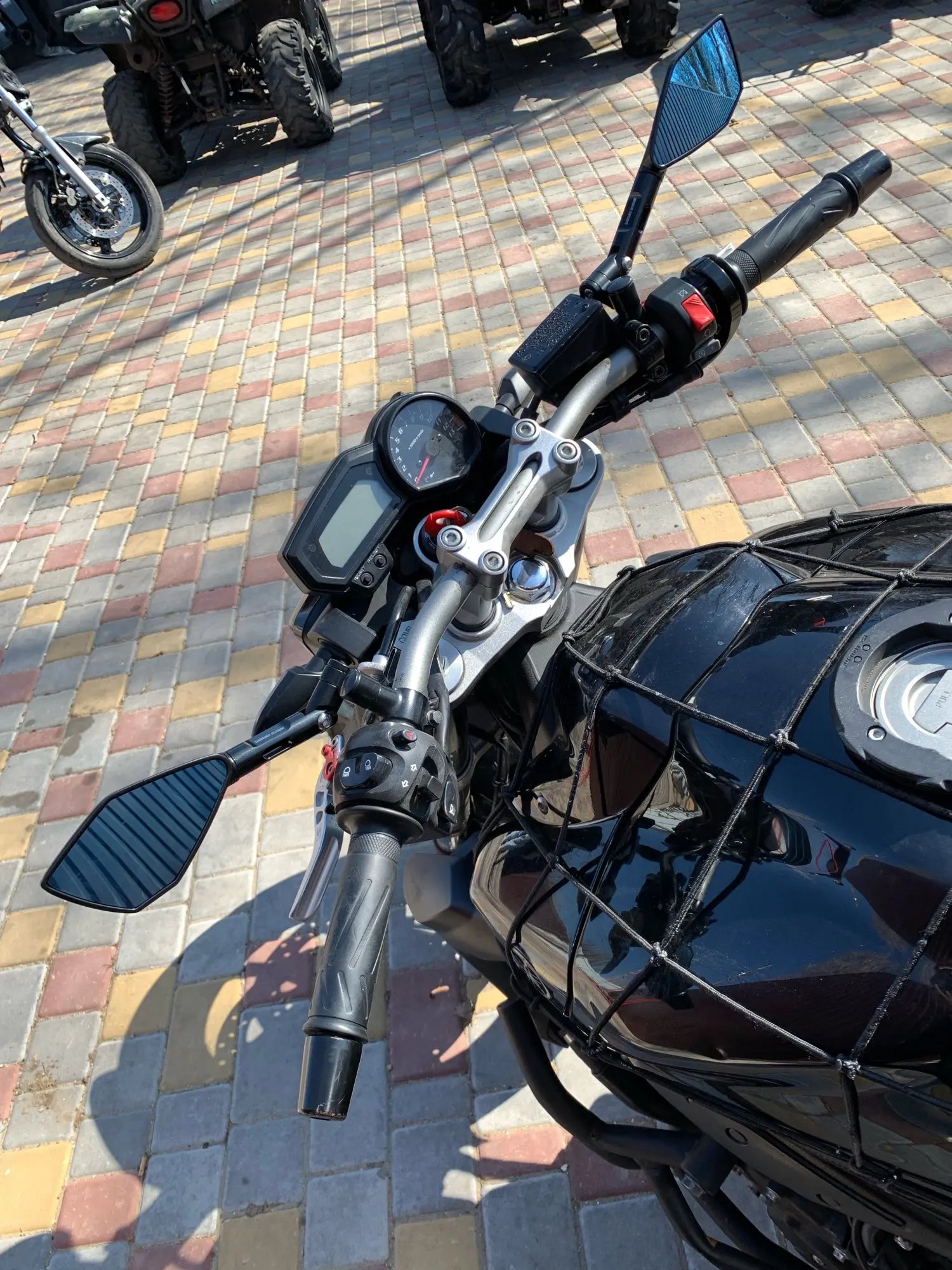cnc espelho de alumínio da motocicleta scooter acessórios