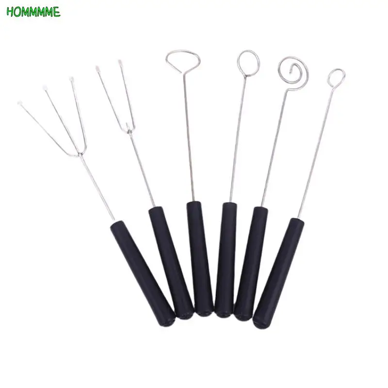 Chocolate Dipping Tool DIY Candy Caker Fruit Fondue Decorating Fork Kit 1x