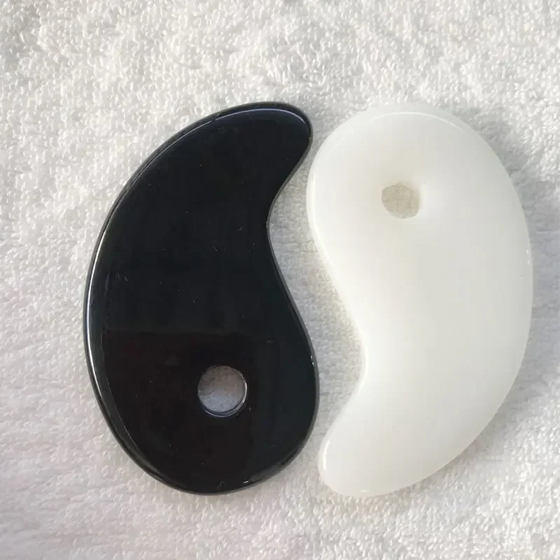 1pc Heart Shape SPA Massage Beeswax Gua sha Scraping Massage Scraper Face Massager Acupuncture Guasha Board Massager for face 5