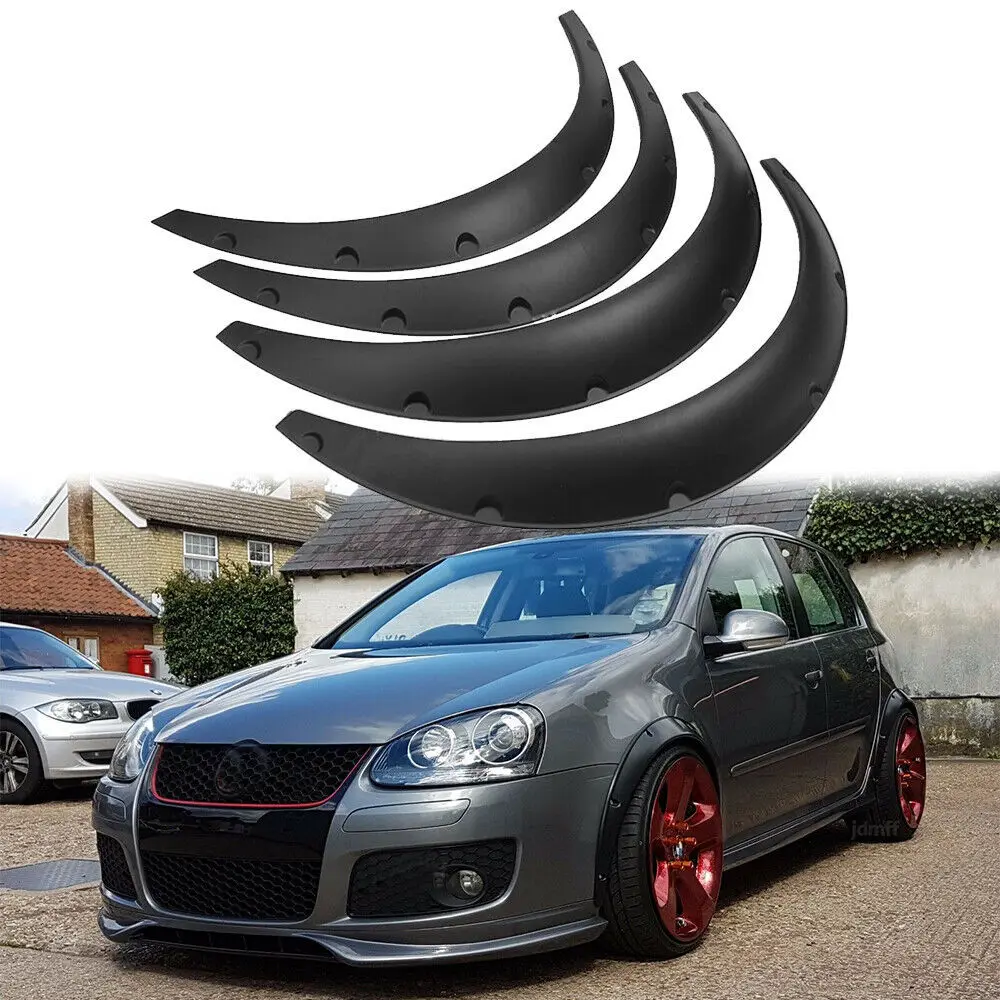 

Car Wheel Arch Fender Flares Mudguard Mud Splash Guard Wheel Eyebrow Extra Wide Protector For VW Golf MK4 Mk5 2001-2020