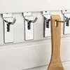 100pcs Metal Panel Holder Goods Shelf Storage Racks Retail Shop Peg Slatwall Hooks Heavy Duty Display Hooks 2
