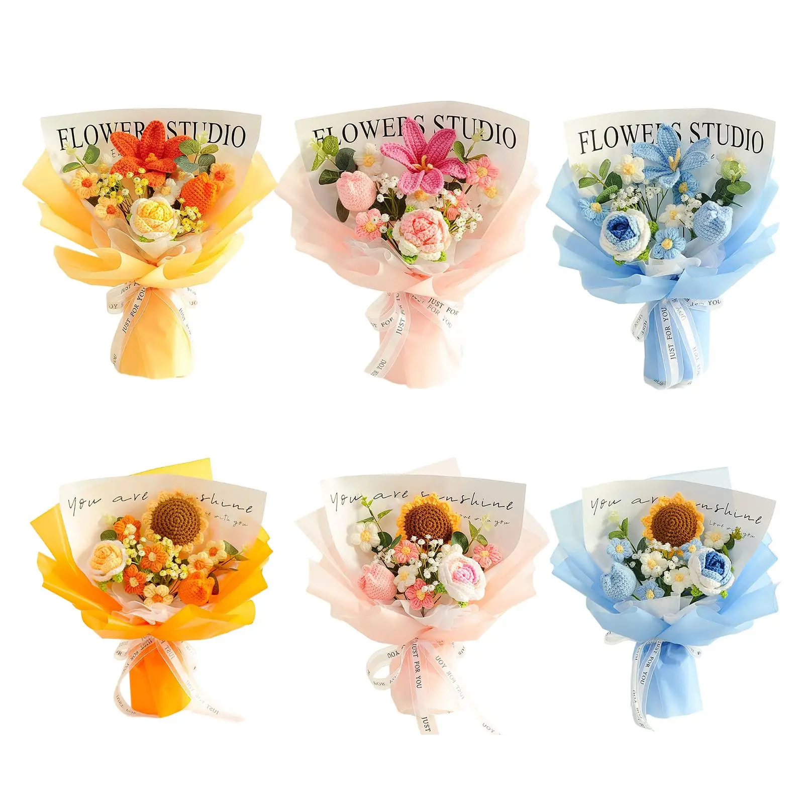 

Букет цветов для вязания крючком, букет цветов для вязания