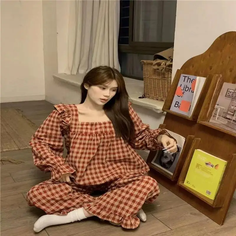 Hot Pjs Set Women's Pajama Set Women's Warm Winter Pajamas Fashionable Home Clothes, Pajamas Cute and Soft Pajama Set Halloween