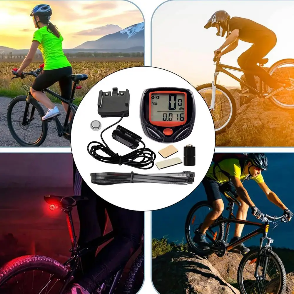 Description Picture 5 of itemBikes Odometer And Speedometer Wired Bicycles Odometer With LCD Display Multifunctional Portable Clear Data Bicycles Mileage