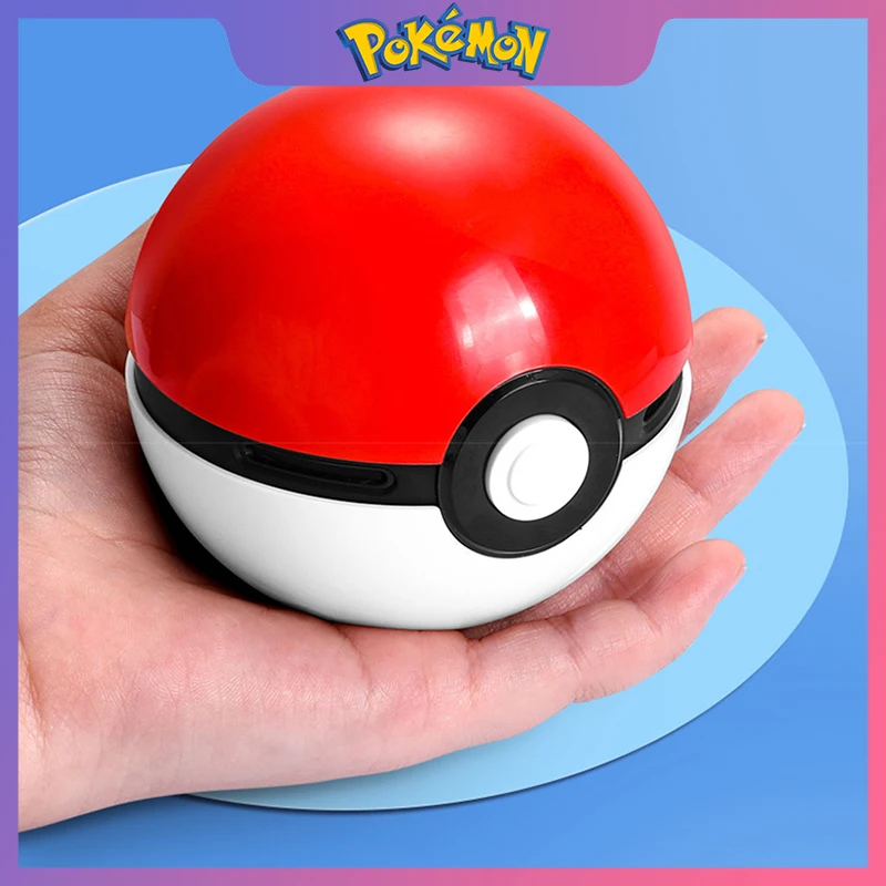 

Anime Pokémon Poké Ball Figure Mini Desktop Vacuum Cleaner Kawaii Cute Poké Ball Model Student Pencil Shavings Automatic Cleaner