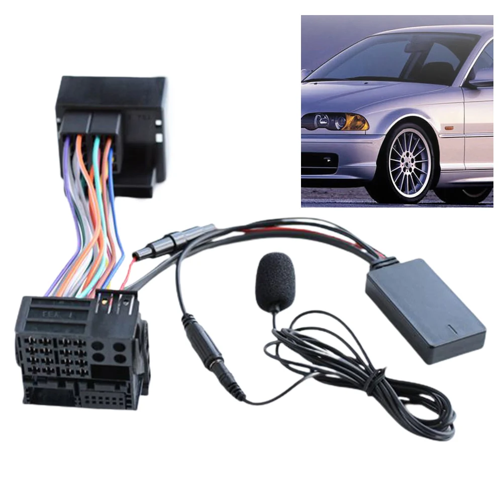 

Car Radio Bluetooth Adapter 10Pin AUX IN Audio Cable Adapter For BMW MINI ONE COOPER E53 X5 Z4 E85 E86 X3 E83 Music Receiver