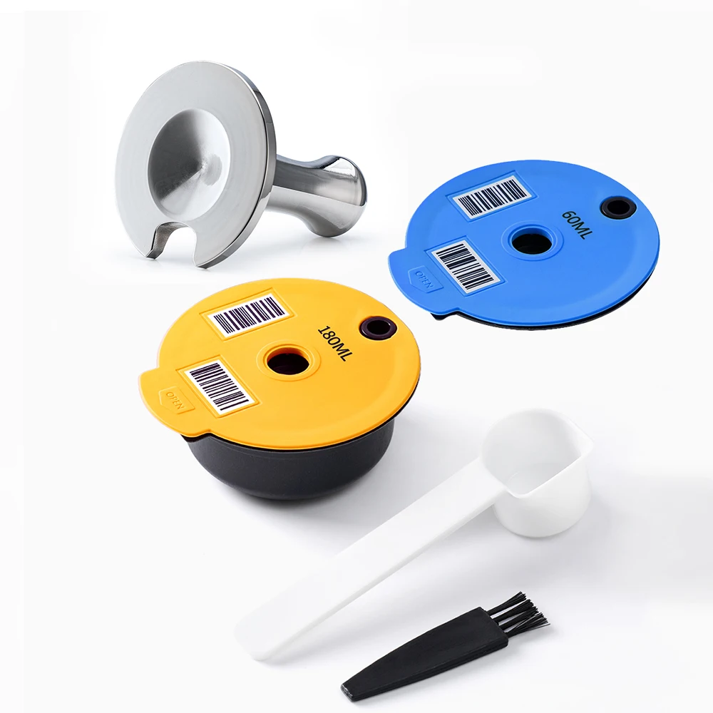 Stainless Steel Reusable Coffee Capsule with Refillable Filter Cup