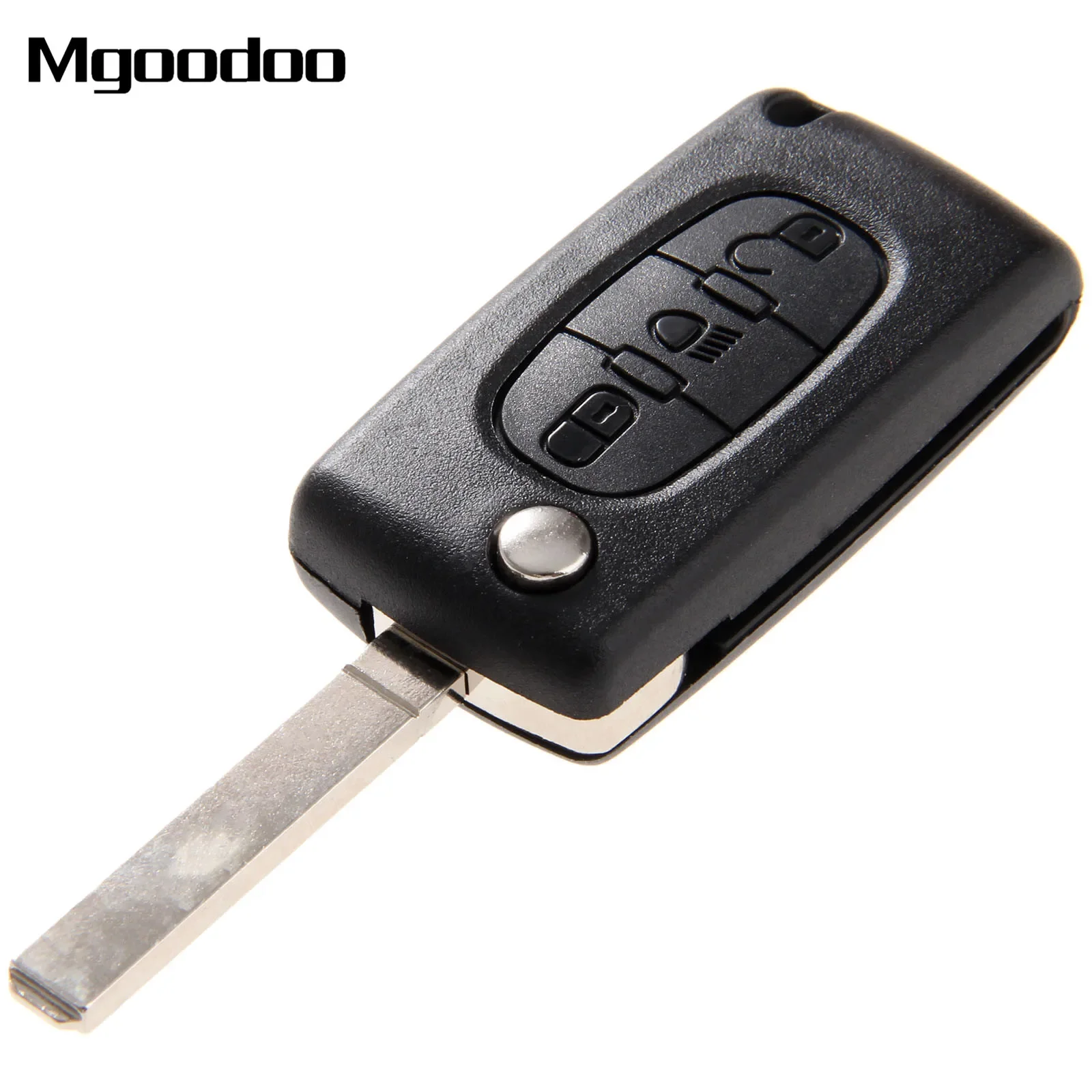 Mgoodoo Remote Key Shell Fob Replacement Case 3 Buttons Flip Folding For Citroen C4 C5 C6 C8 Uncut Blade Flip Key Protect Covers