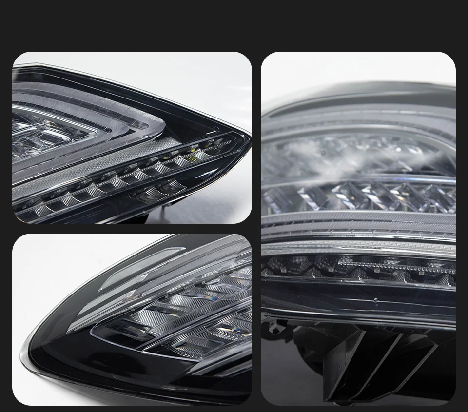 CG Dynamic DRL LED Rear Taillight Fits Mercedes-Benz W205 C-Class 2014-2021